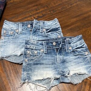 Miss Me Blue Jean Shorts